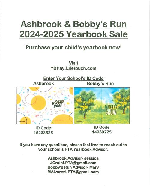 AES Yearbook Sale